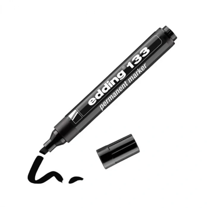 Edding 133 Siyah Permanent Kalem Kesik Uç