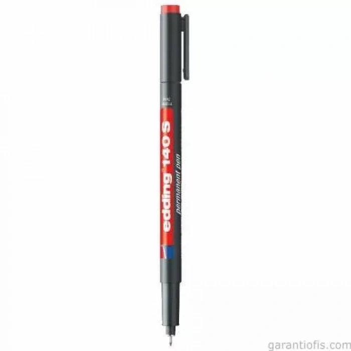 Edding 140S Kırmızı Permanent Asetat Kalemi