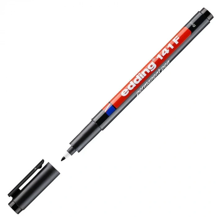 Edding 141 F Siyah Asetat Kalemi (Permanent Kalem)