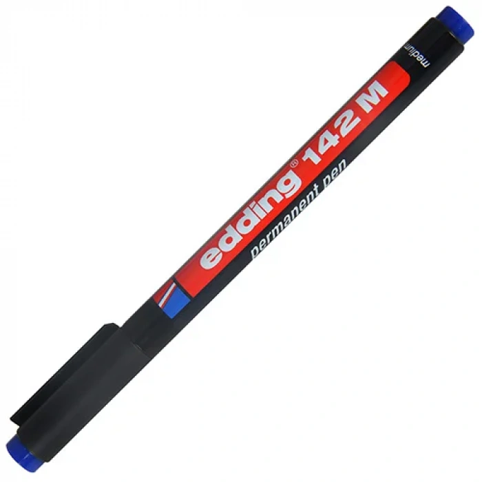 Edding 142M Mavi Permanent Asetat Kalemi