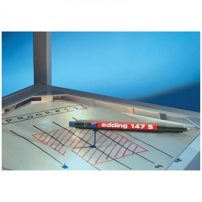 Edding 147 S Yeşil Permanent Kalem Silgili