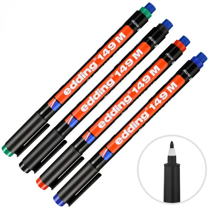 Edding 149 M 4 Lü Permanent Kalem
