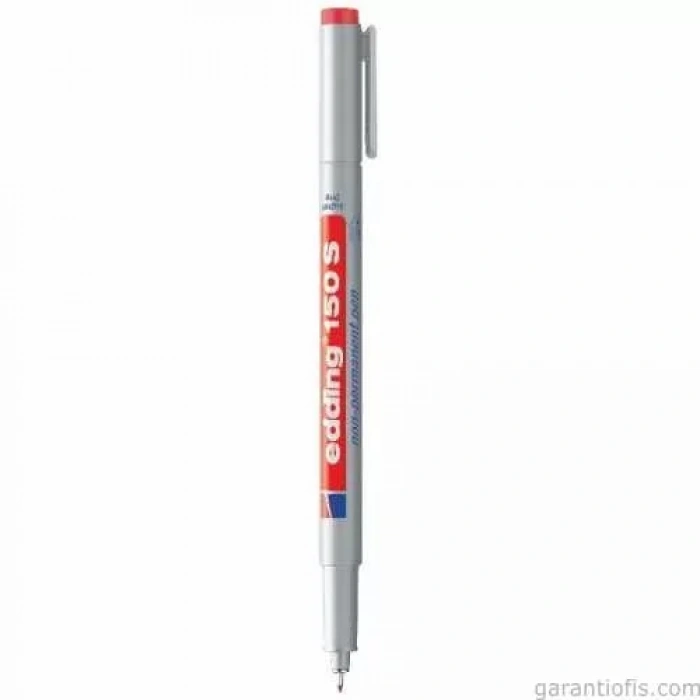 Edding 150 S Kırmızı Asetat Kalemi (silinebilir Mürekkep)