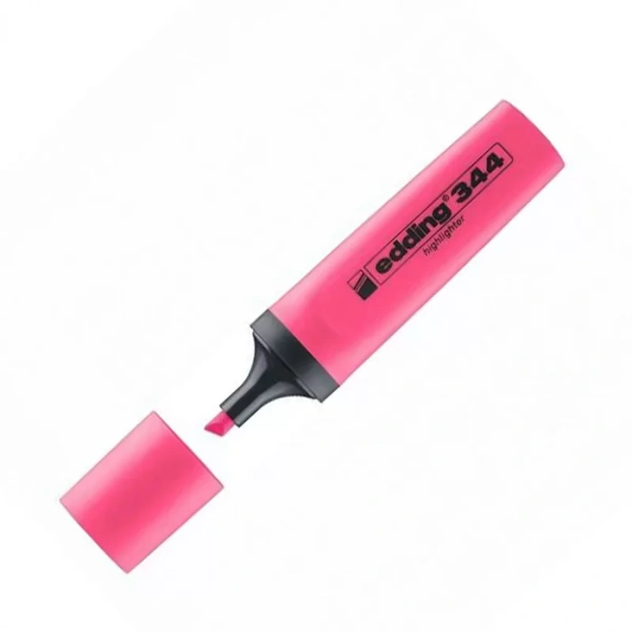 Edding 344 Fosforlu Kalem Pembe
