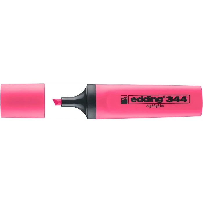 Edding 344 Highlighter Fosforlu İşaretleme Kalemi PEMBE