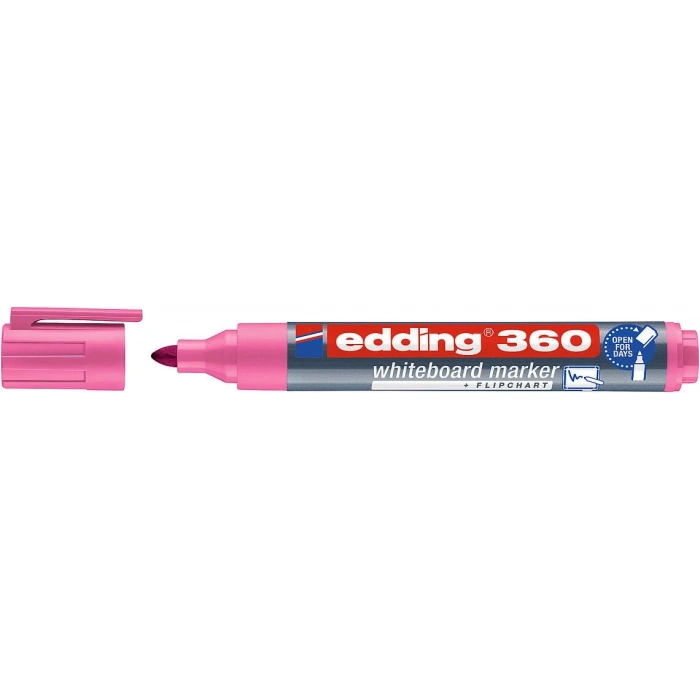 Edding 360 Whiteboard Marker Yazı Tahtası Kalemi PEMBE