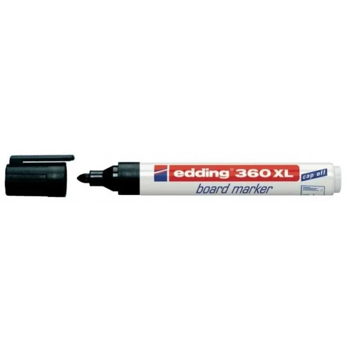Edding 360 XL Whiteboard Marker Doldurulabilir Yazı Tahtası Kalemi Siyah