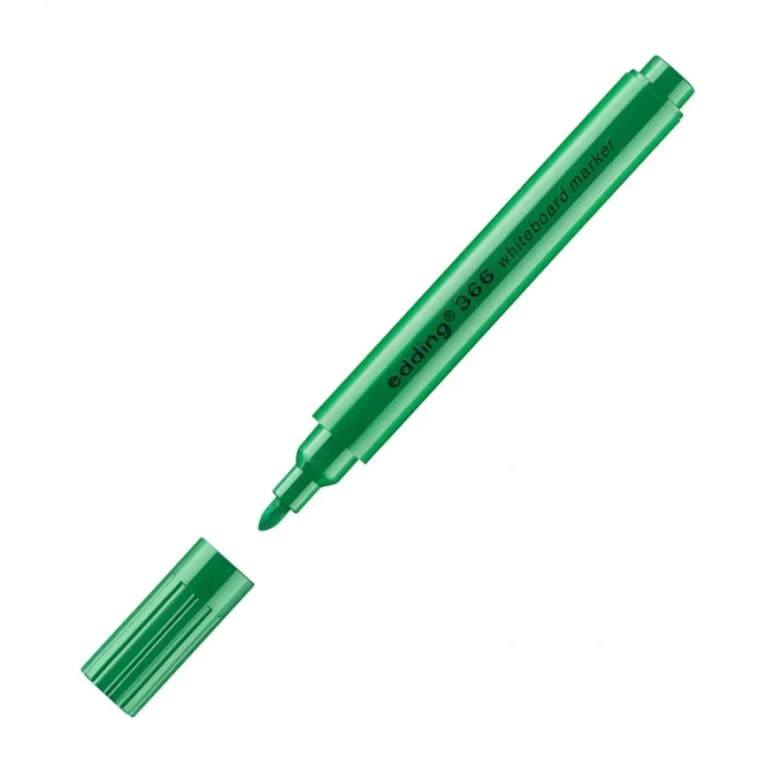 EDDİNG 366 BEYAZ TAHTA KALEMİ YUVARLAK UÇ YEŞİL 1mm