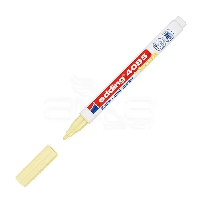 Edding 4085 Likit Tebeşir Kalemi 1-2mm 135 Pastel Sarı