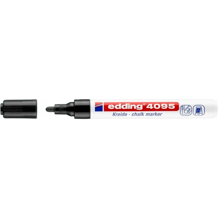 Edding 4095 Likit Tebeşir Kalemi Siyah