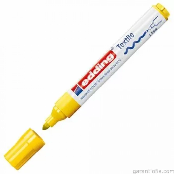 Edding 4500 Sarı Kumaş Boyama Kalemi (Tişört/Tekstil Marker)
