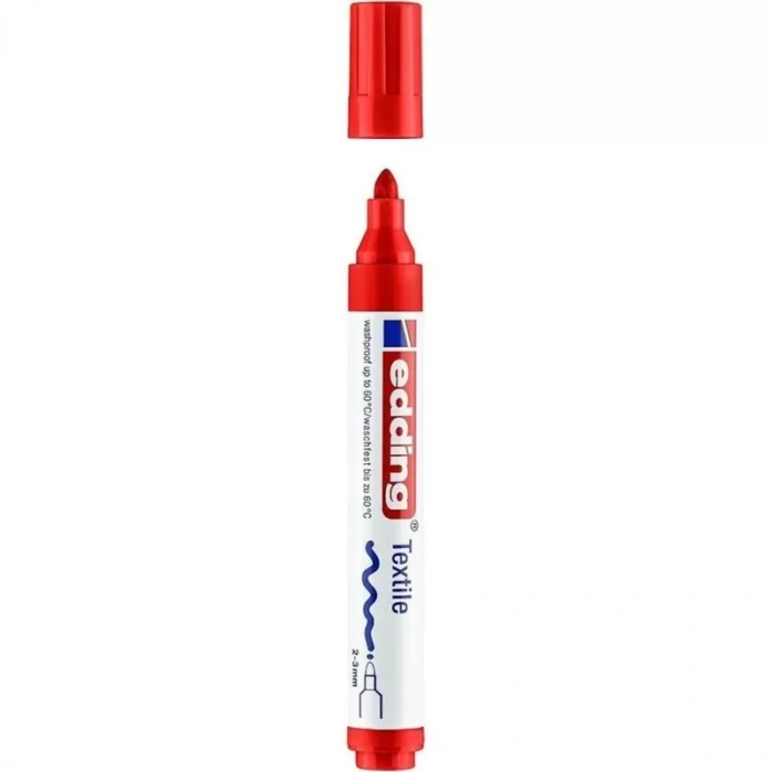 Edding 4500 T-shirt Boyama Kalemi Kırmızı