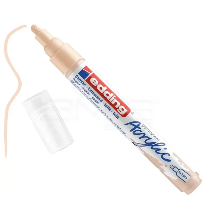 Edding 5100 Akrilik Marker Kalem 2-3mm Yuvarlak Uç 255 Bej