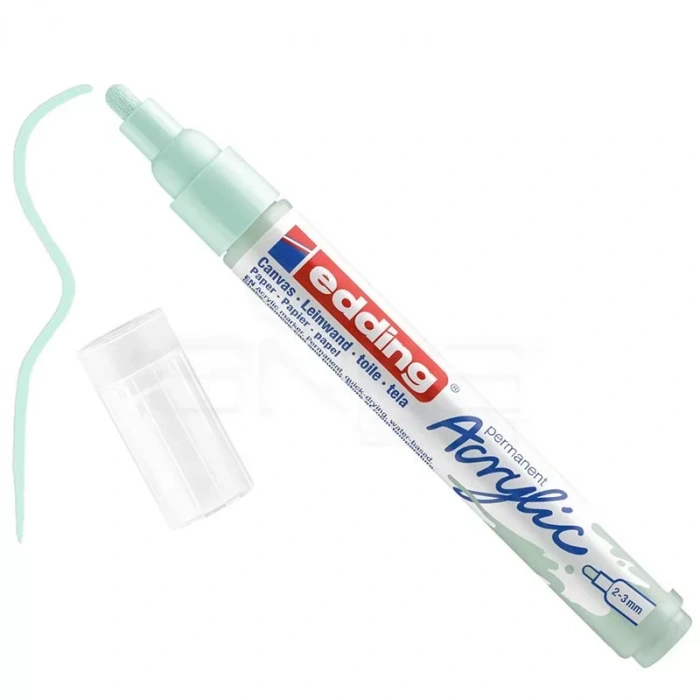 Edding 5100 Akrilik Marker Kalem 2-3mm Yuvarlak Uç 928 Su Yeşili