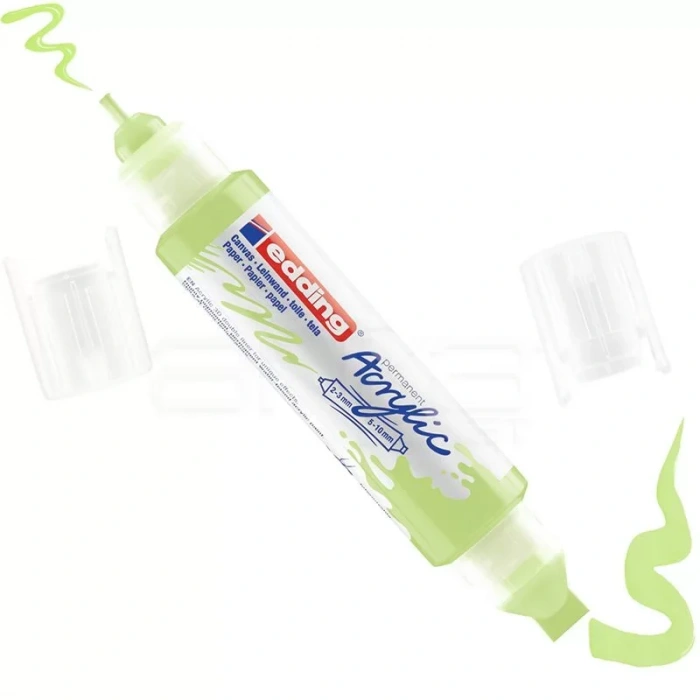 Edding 5400 Akrilik Marker Kalem Çift Uçlu 3d Double Liner 917 Pastel Yeşil