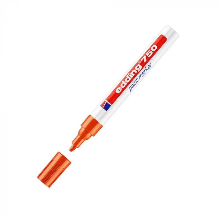 Edding 750 Tam Örtücü Boya Markörü Turuncu