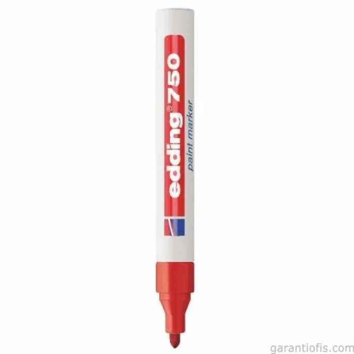 Edding 750 Tam Örtücü Kırmızı Boya Kalemi (Paint Marker)