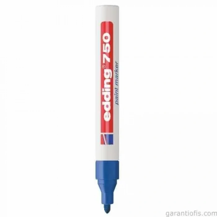 Edding 750 Tam Örtücü Mavi Boya Kalemi (paint Marker)