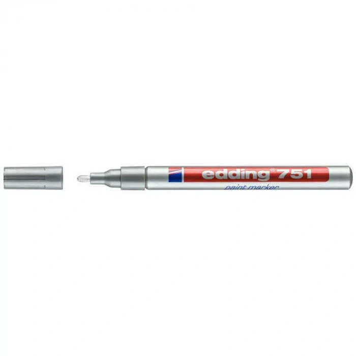 Edding 751 Tam Örtücü Boya Markörü Gümüş