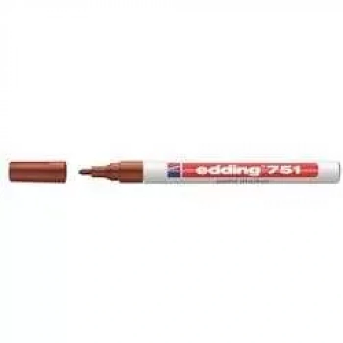 Edding 751 Tam Örtücü Boya Markörü Kahverengi