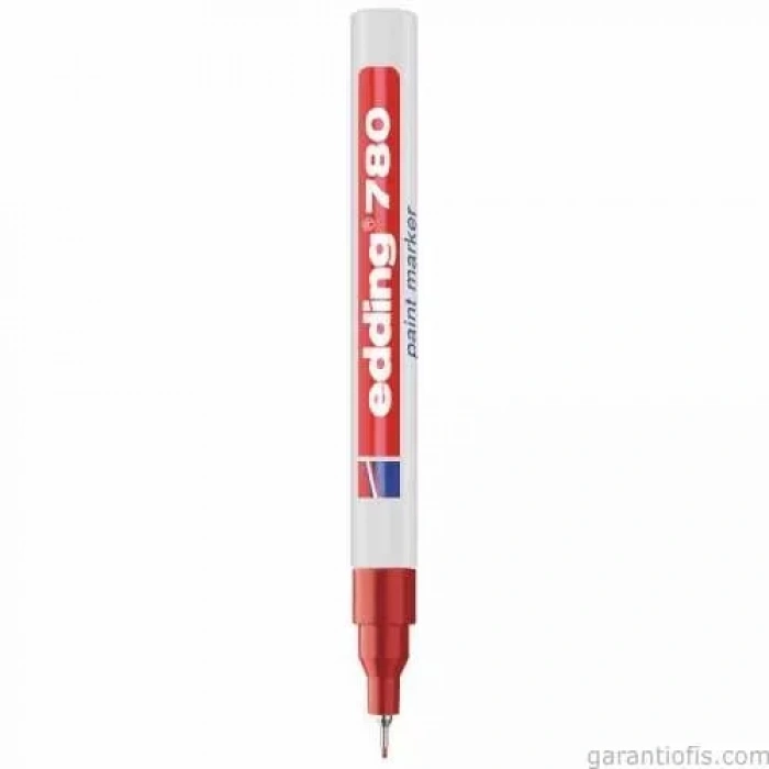 Edding 780 Tam Örtücü Kırmızı Boya Kalemi (paint Marker)