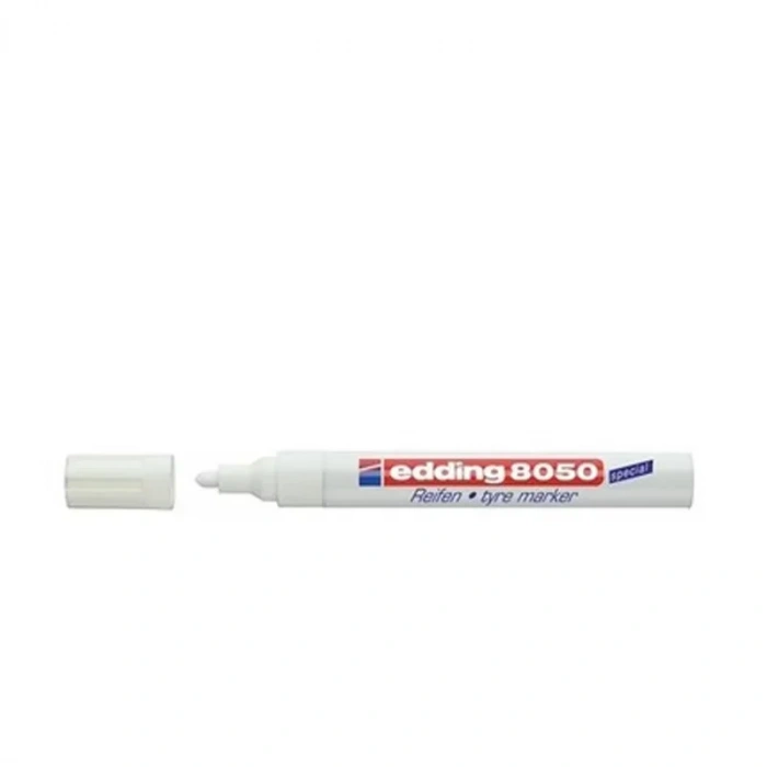 Edding 8050 Lastik Kalemi Beyaz
