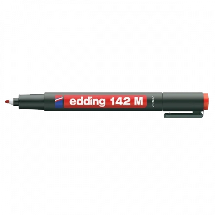 Edding Asetat Kalemi Permanent M Seri 1 MM Kırmızı 142 M