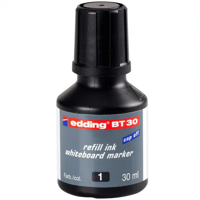 Edding BT 30 Tahta Kalemi Mürekkebi 30 ml Siyah