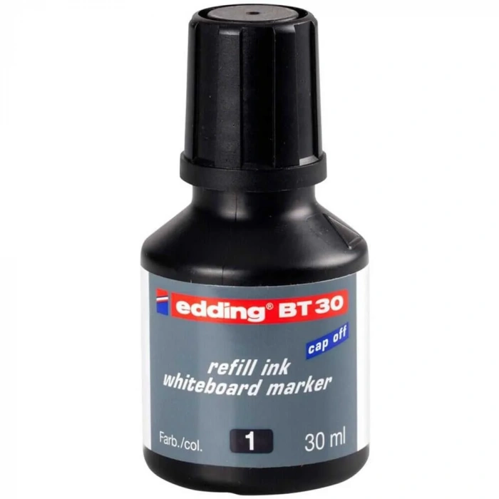 Edding BT 30 Tahta Kalemi Mürekkebi 30 ml Siyah