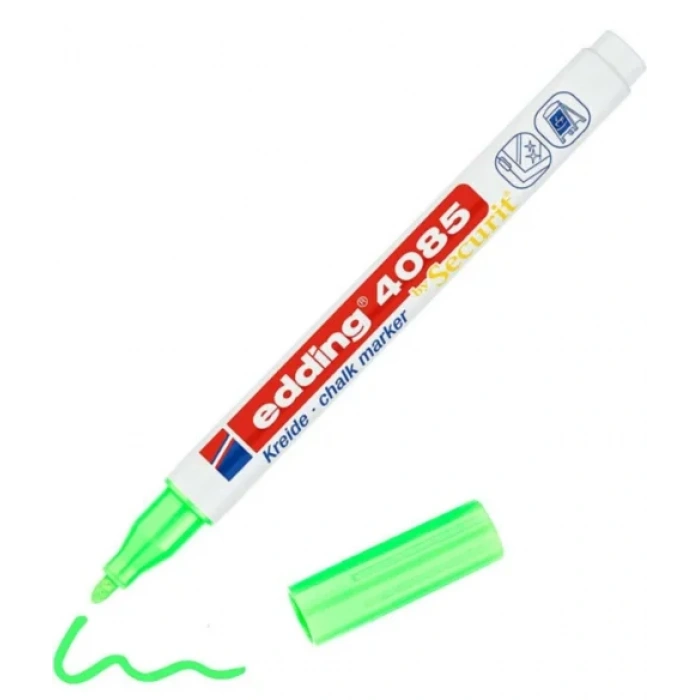 Edding E-4085 Likit Tebeşir Ve Cam Kalemi Fosforlu Yeşil