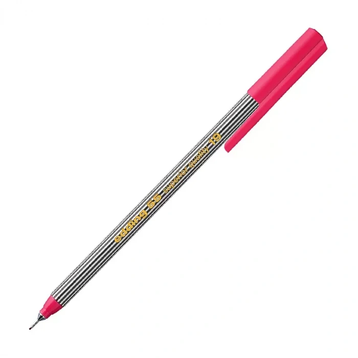 Edding E-55 Fineliner Keçe Uçlu Kalem Karmina Kırmızısı
