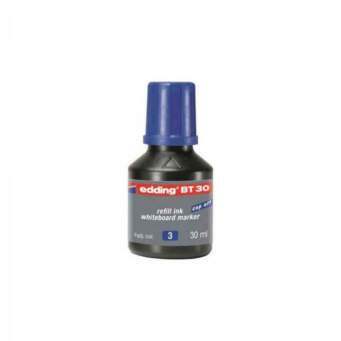 Edding E-Bt30 Beyaz Tahta Kalemi Yedek Mürekkep 30 ml Mavi