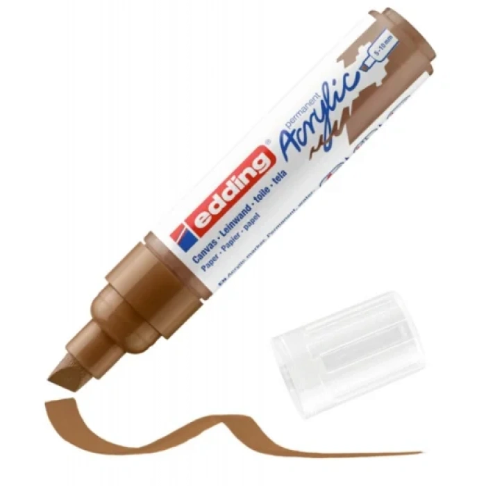 EDDİNG ED5000919 AKRİLİK MARKÖR KALIN UÇLU 5.0-10.0mm FINDIK KAHVESİ