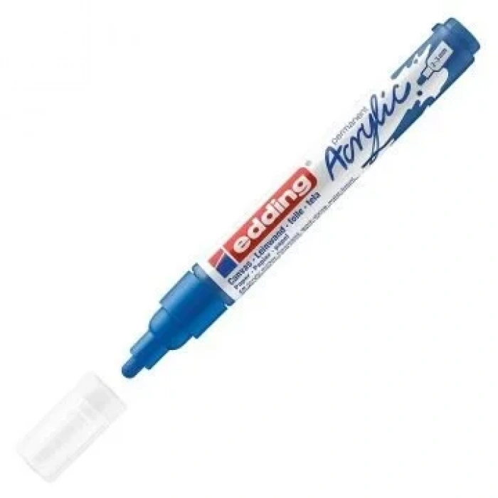 Edding Ed5100903 Akrilik Markör Orta Uçlu 2.0-3.0mm Anzer Mavisi