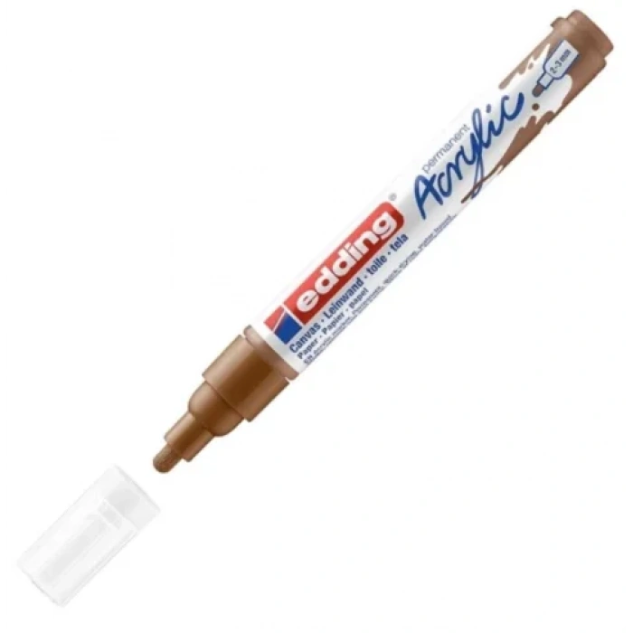 EDDİNG ED5100919 AKRİLİK MARKÖR ORTA UÇLU 2.0-3.0mm FINDIK KAHVESİ