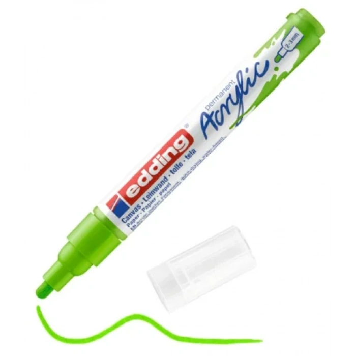 Edding Ed5100927 Akrilik Markör Orta Uçlu 2.0-3.0mm Sarı-yeşil