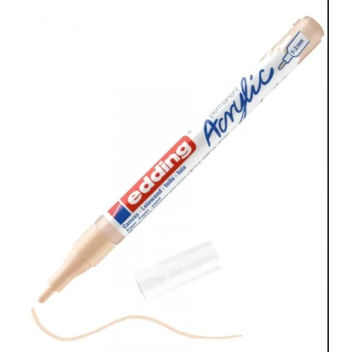 Edding Ed5300255 Akrilik Markör İnce Uçlu 1.0-2.0mm Bej