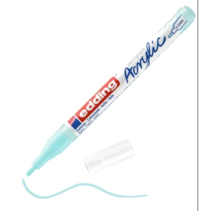 EDDİNG ED5300916 AKRİLİK MARKÖR İNCE UÇLU 1.0-2.0mm PASTEL MAVİ