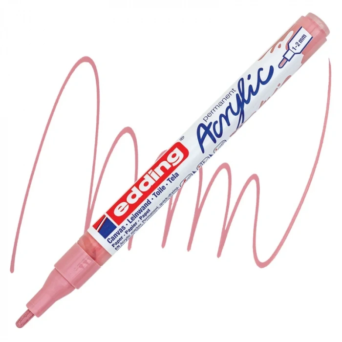 EDDİNG ED5300935 AKRİLİK MARKÖR İNCE UÇLU 1.0-2.0mm LEYLAK