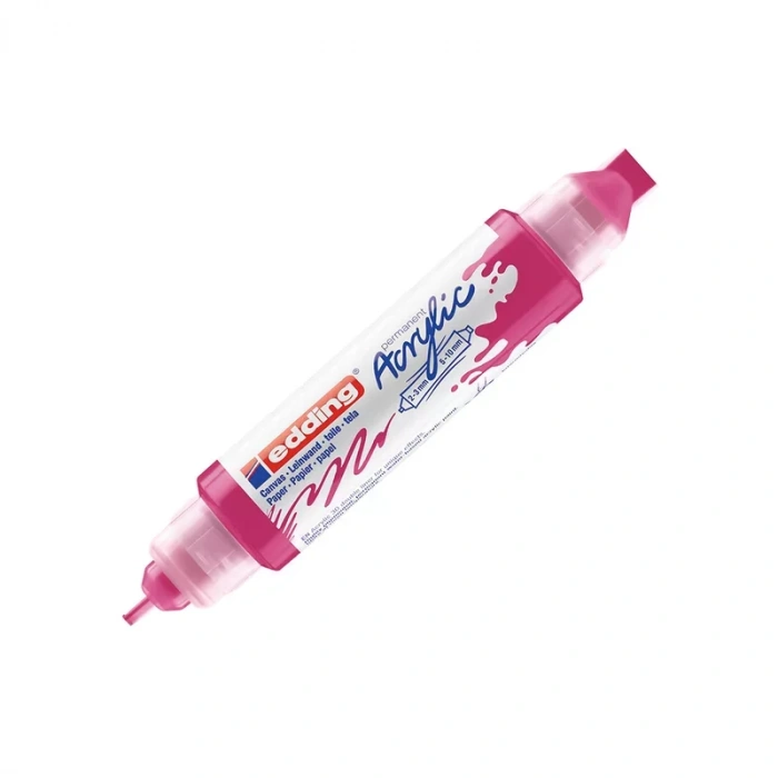Edding Ed5400909 3d Double Liner Çift Uçlu Akrilik Markör Telemagenta