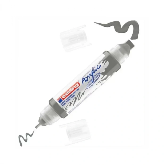 Edding Ed5400926 3d Double Liner Çift Uçlu Akrilik Markör Antrasit