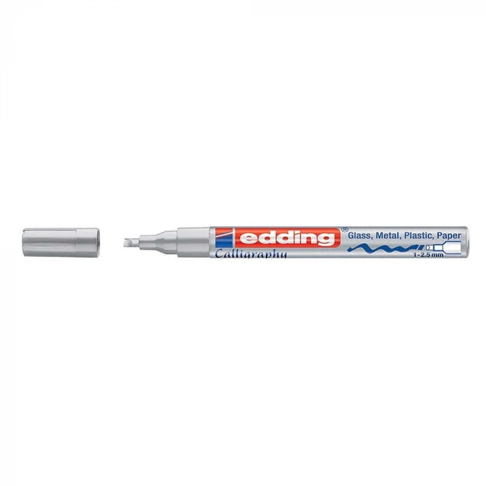 Edding Kaligrafi Kalemi 1-2,5 Mm Gümüş