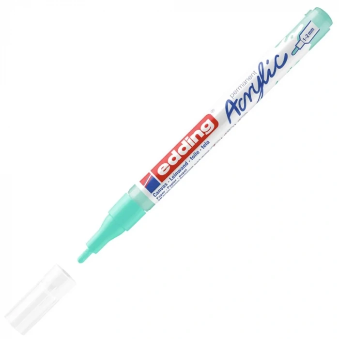 Edding Markör Akrilik İnce Uçlu 1-2 MM Parlak Turkuaz 934 5300