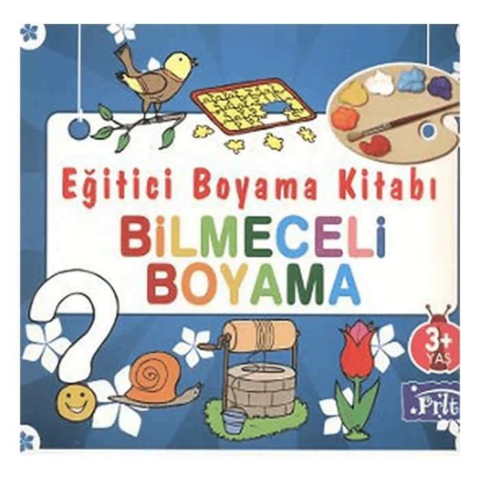 Eğitici Boyama Kitabı - Bilmeceli Boyama