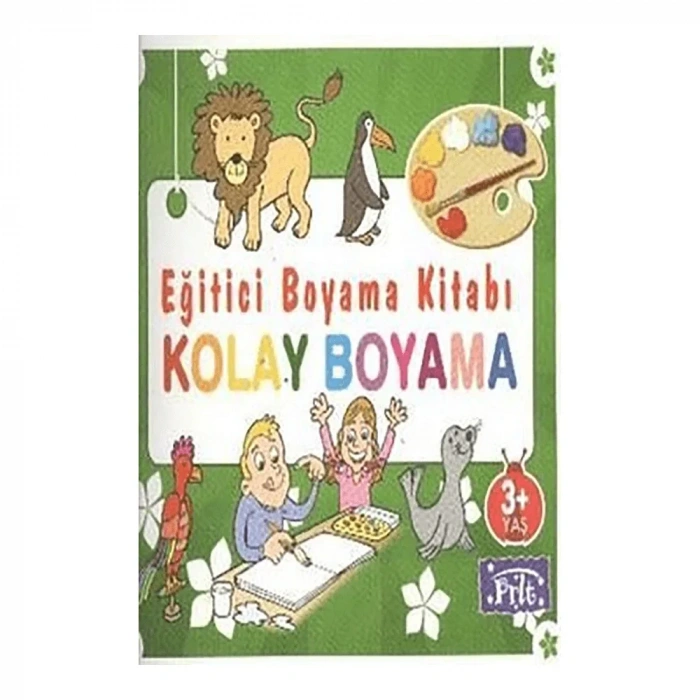 Eğitici Boyama Kitabı - Kolay Boyama