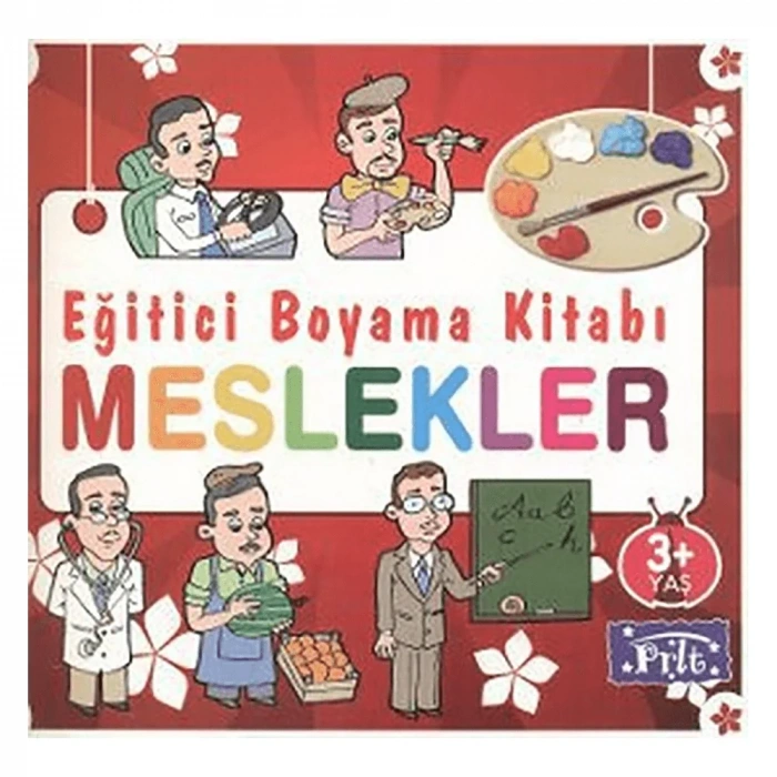 Eğitici Boyama Kitabı - Meslekler