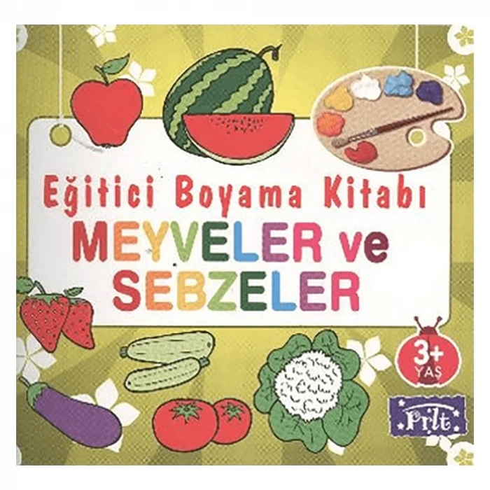 Eğitici Boyama Kitapları - Meyveler Ve Sebzeler