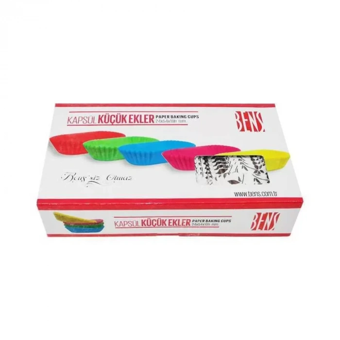 Ekler Kapsül Küçük 54x24x18 Mm - 1000 Adet