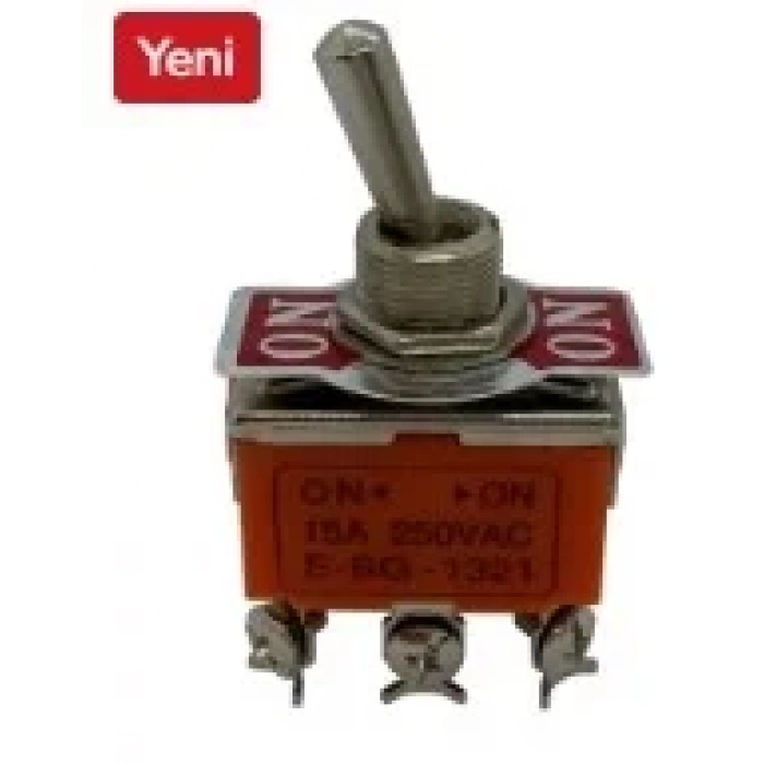Endüstriyel Çift Kutuplu Geçiş Şalteri / E-SG-1321 10ADET