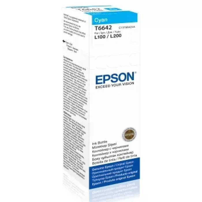 Epson C13t66424a Kartus-cyan-70ml 70ml/l550/l200/l220/l3557/l365